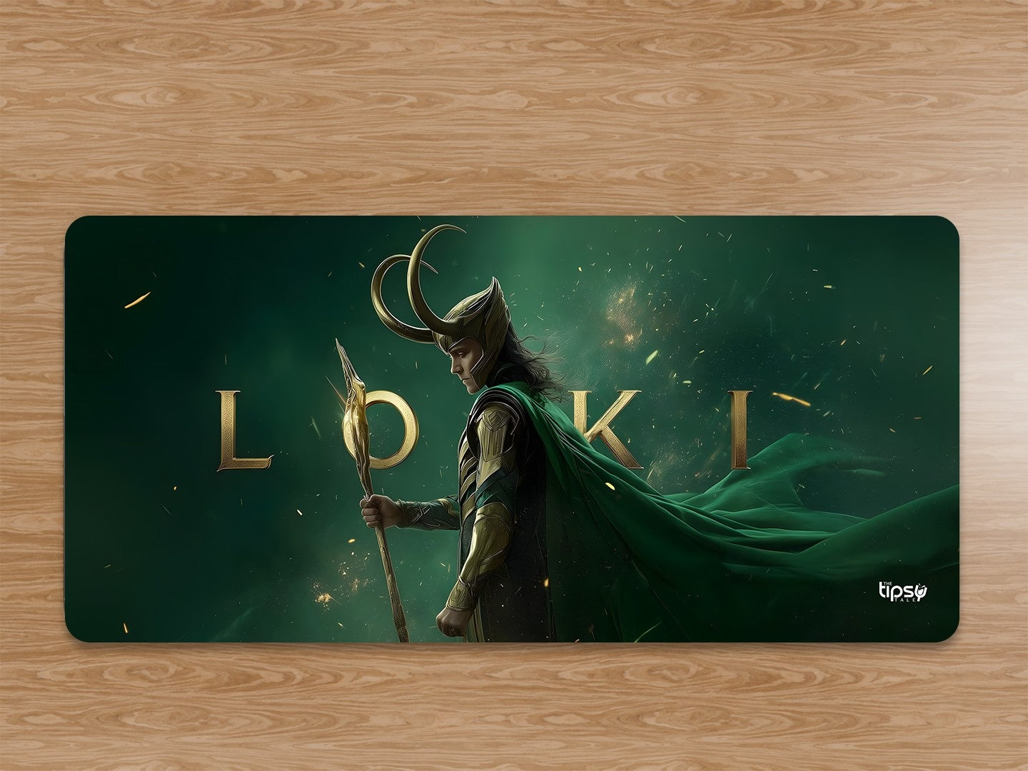 "LOKI - YOUR SAVIOUR IS HERE" Gaming Mousepad Elevate Your Gaming Experience