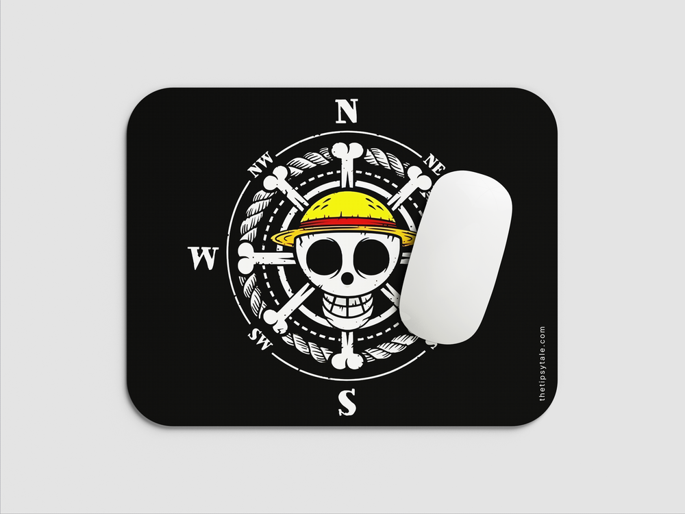 "ONEPIECE - COMPASS" Mousepad Enhance Your Workspace with Style