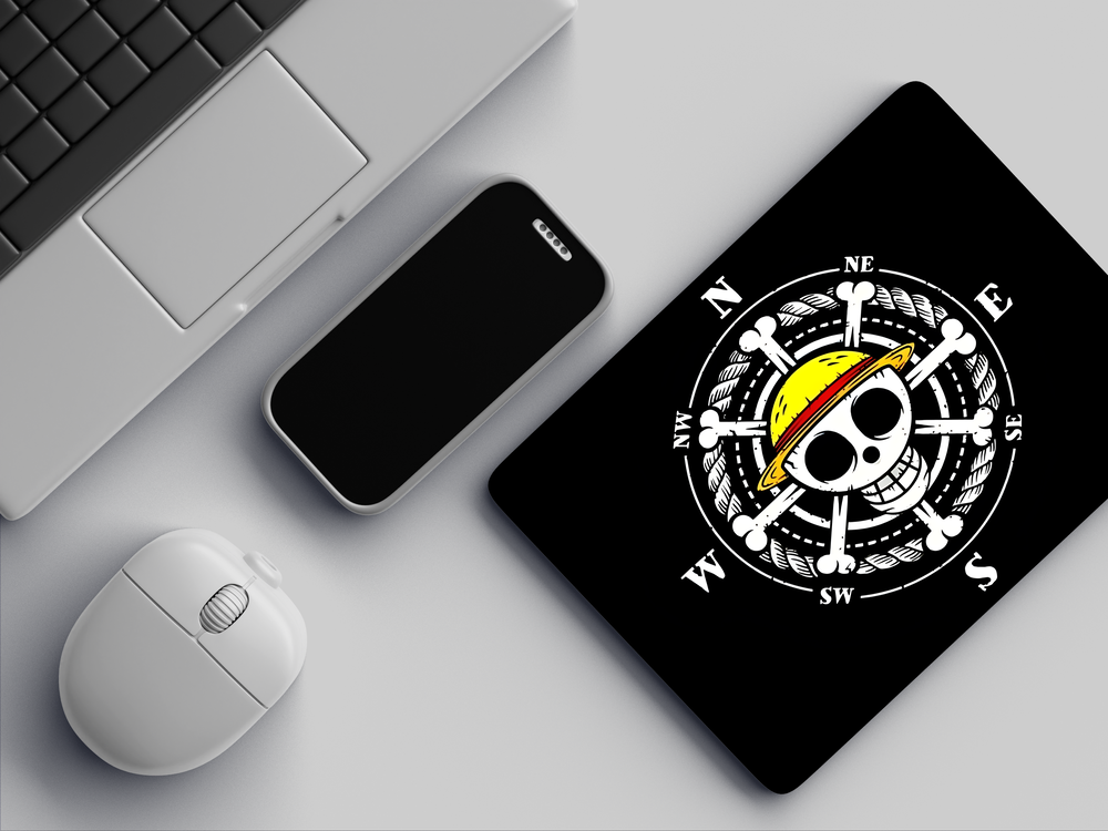 "ONEPIECE - COMPASS" Mousepad Enhance Your Workspace with Style