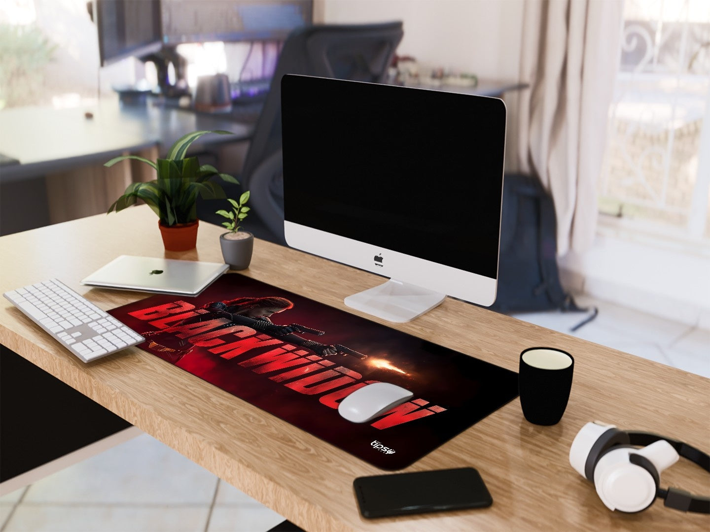 "BLACK WIDOW - THE OG AVENGER" Gaming Mousepad Elevate Your Gaming Experience