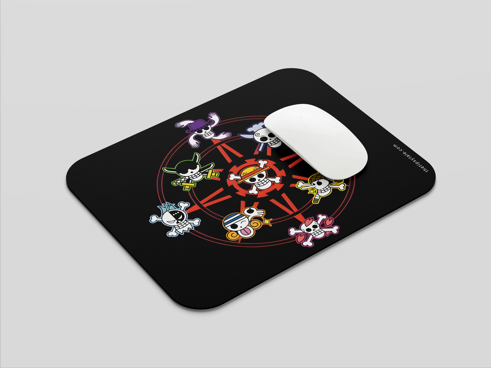 "STRAW HAT PIRATES" Mousepad Enhance Your Workspace with Style