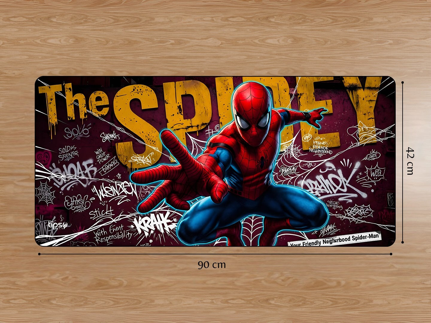 "THE SPIDEY- FRIENDLY NEIGHBOURHOOD" Gaming Mousepad Elevate Your Gaming Experience