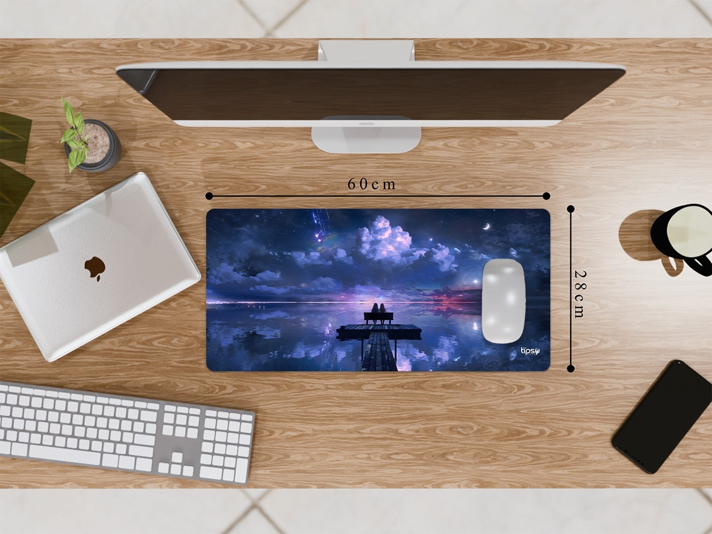 "PEACEFUL TIME " Gaming Mousepad Elevate Your Gaming Experience