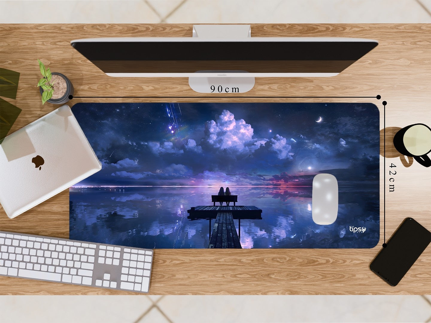 "PEACEFUL TIME " Gaming Mousepad Elevate Your Gaming Experience
