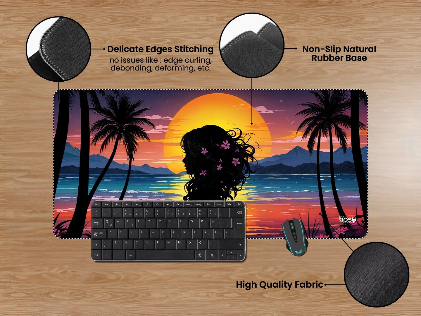 "BAY SIDE VIEW" Gaming Mousepad Elevate Your Gaming Experience