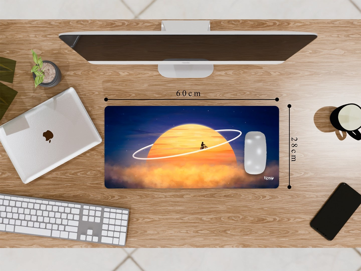 "CYCLE THE UNIVERSE" Gaming Mousepad Elevate Your Gaming Experience