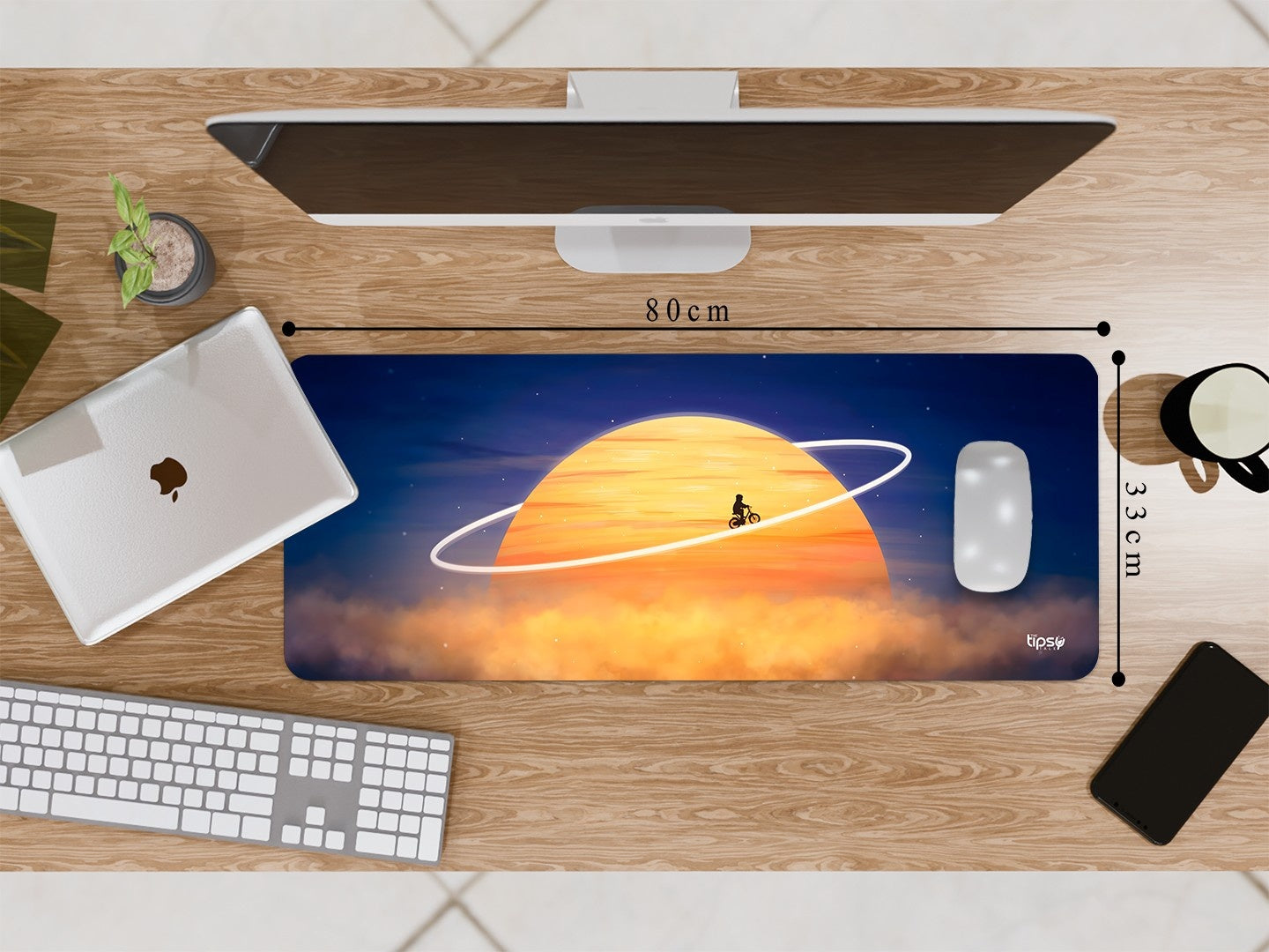 "CYCLE THE UNIVERSE" Gaming Mousepad Elevate Your Gaming Experience