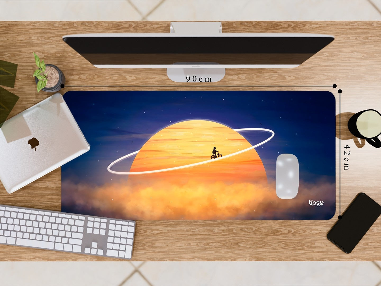 "CYCLE THE UNIVERSE" Gaming Mousepad Elevate Your Gaming Experience