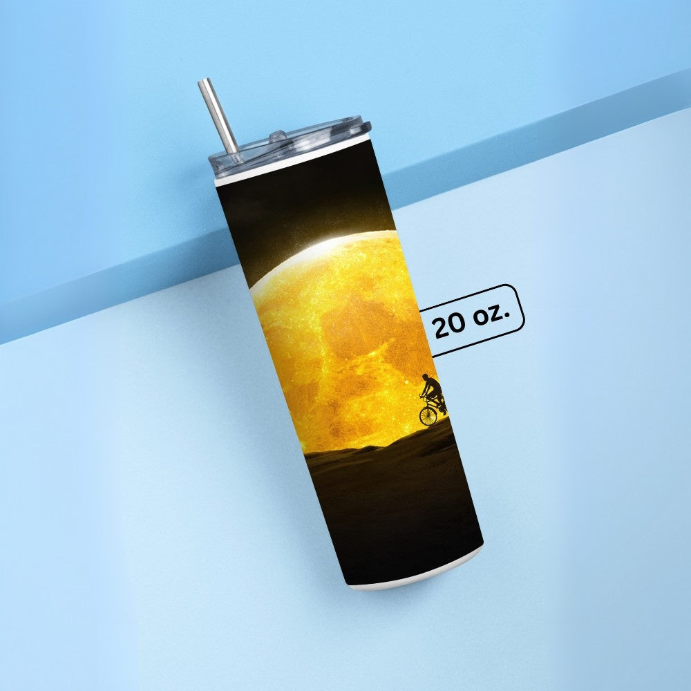 "Path Close to Universe" Tumbler with Metal Straw