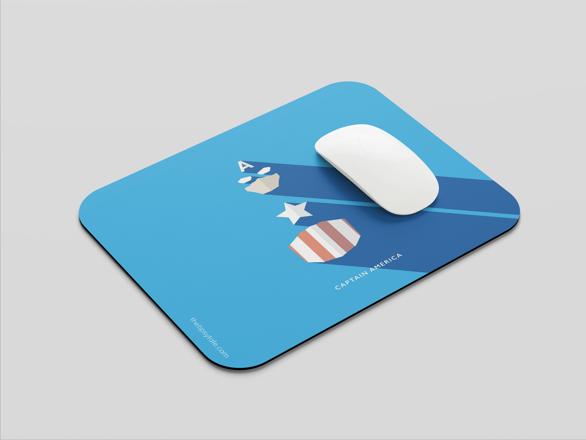 "CAPTAIN AMERICA - ROGGERS" Mousepad Enhance Your Workspace with Style