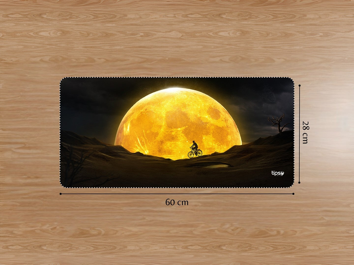 "Cycle by the dessert" Gaming Mousepad Elevate Your Gaming Experience