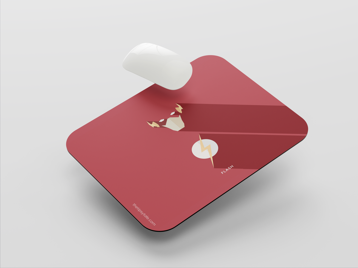 "FLASH - DC JL" Mousepad Enhance Your Workspace with Style