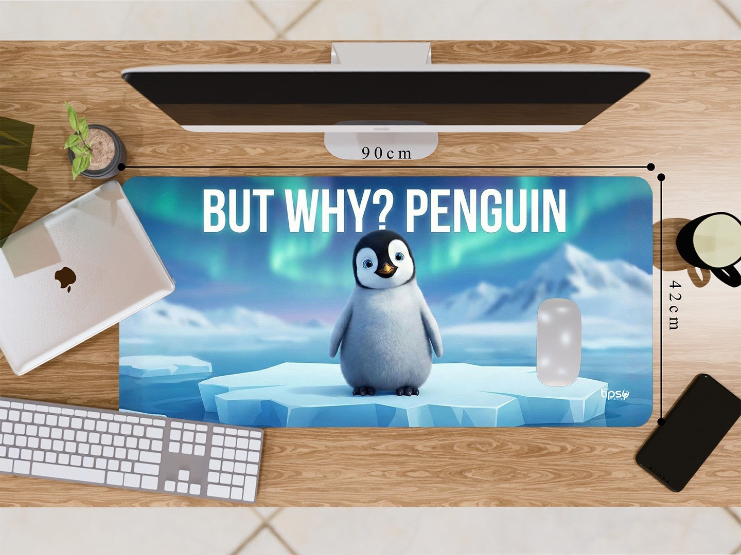 "Penguin - Cutie" Gaming Mousepad Elevate Your Gaming Experience