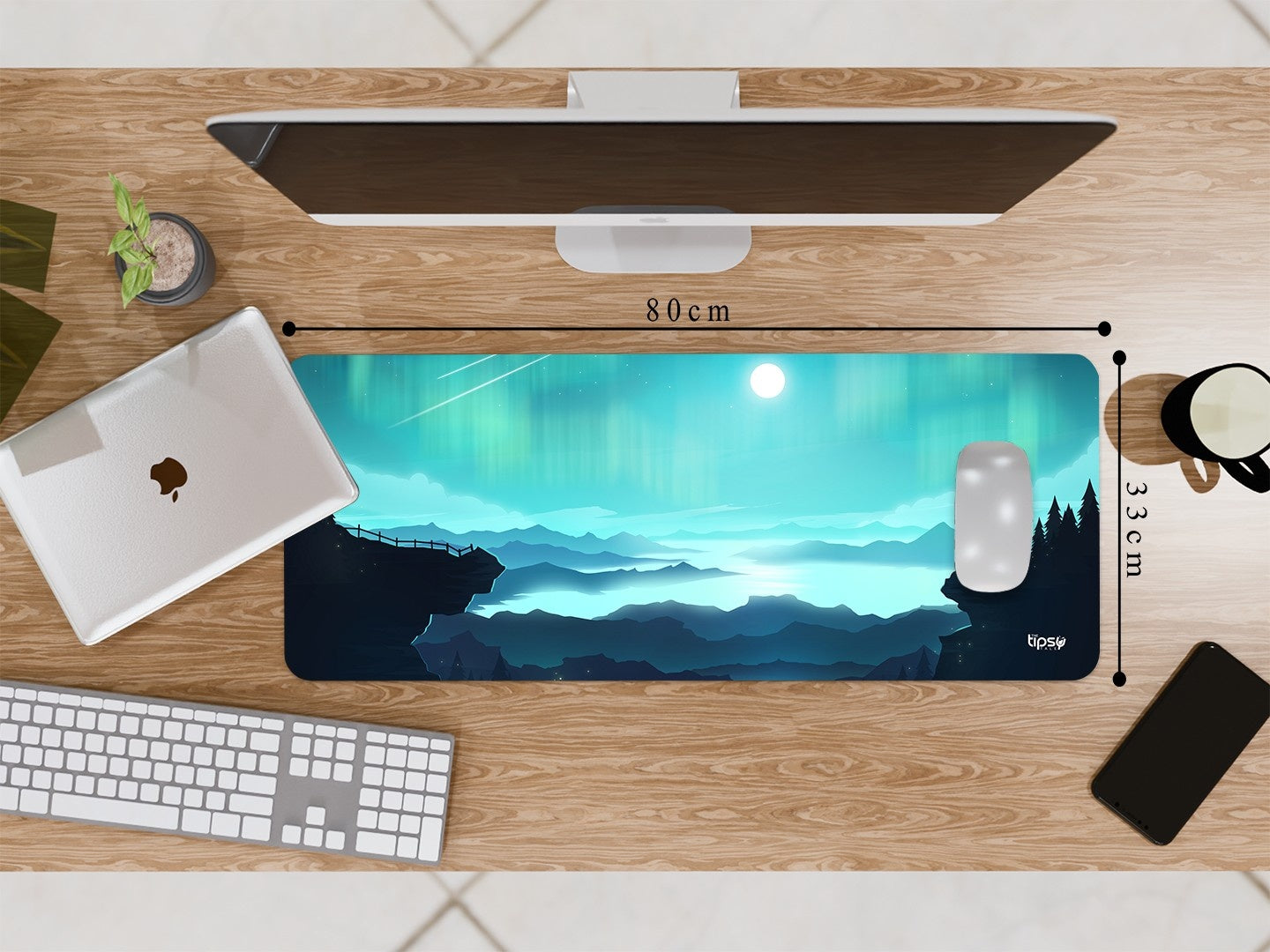"AURORA BOREALIS" Gaming Mousepad Elevate Your Gaming Experience