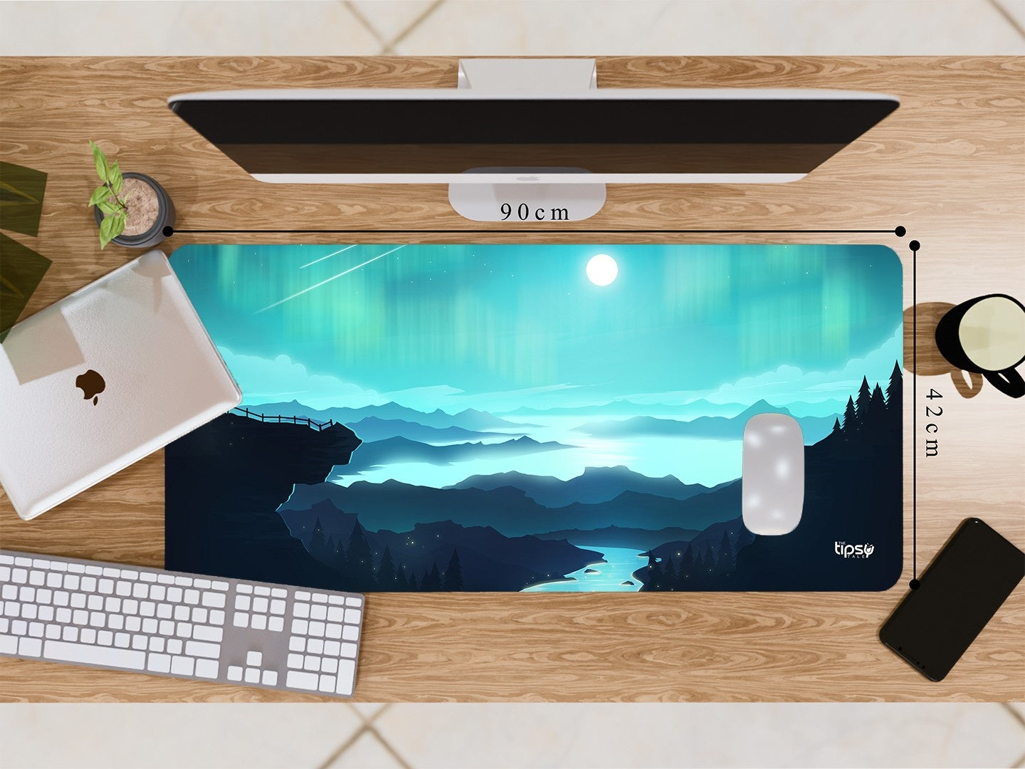 "AURORA BOREALIS" Gaming Mousepad Elevate Your Gaming Experience