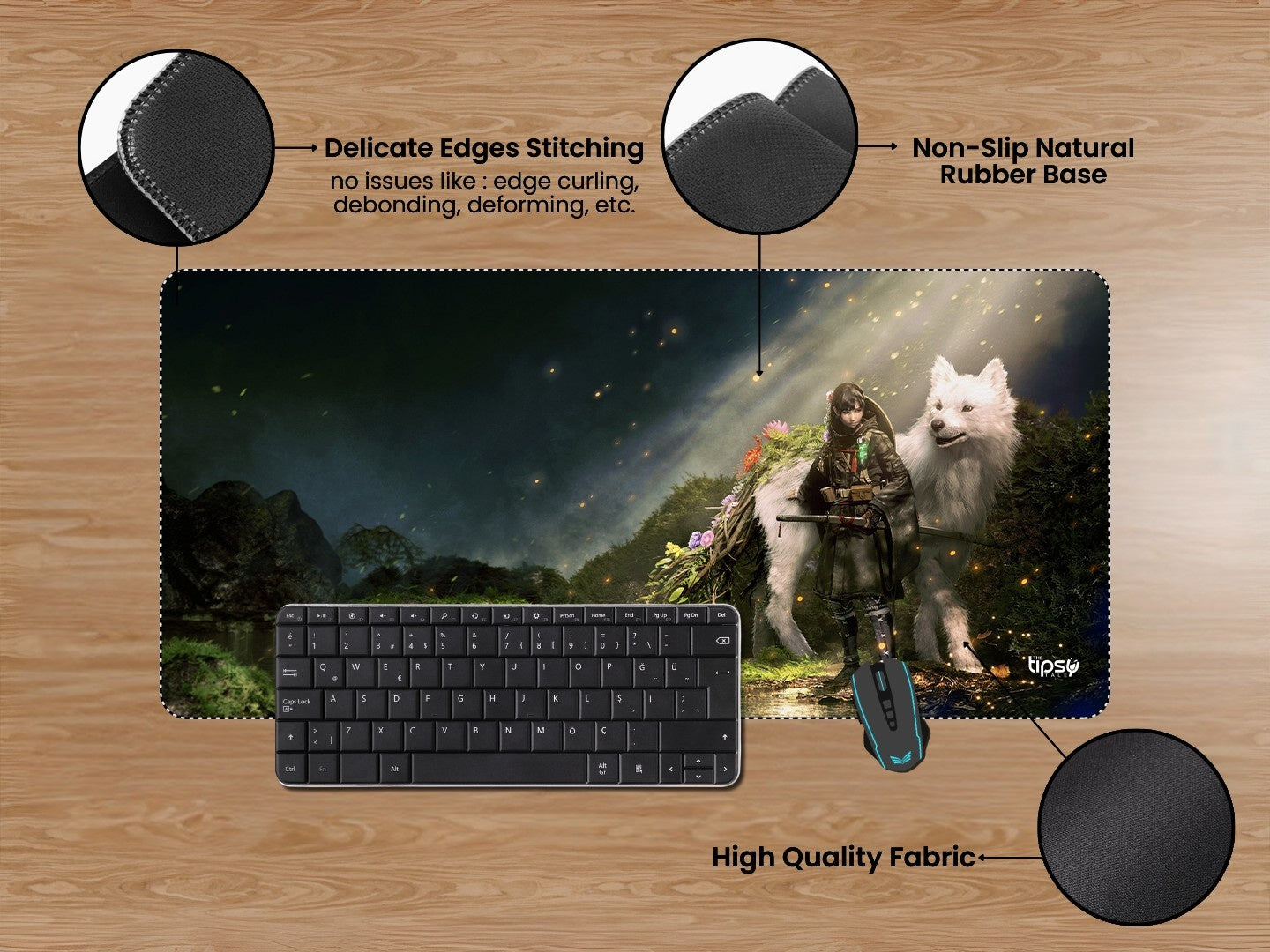"BEAST OF REINCARNATION" Gaming Mousepad Elevate Your Gaming Experience