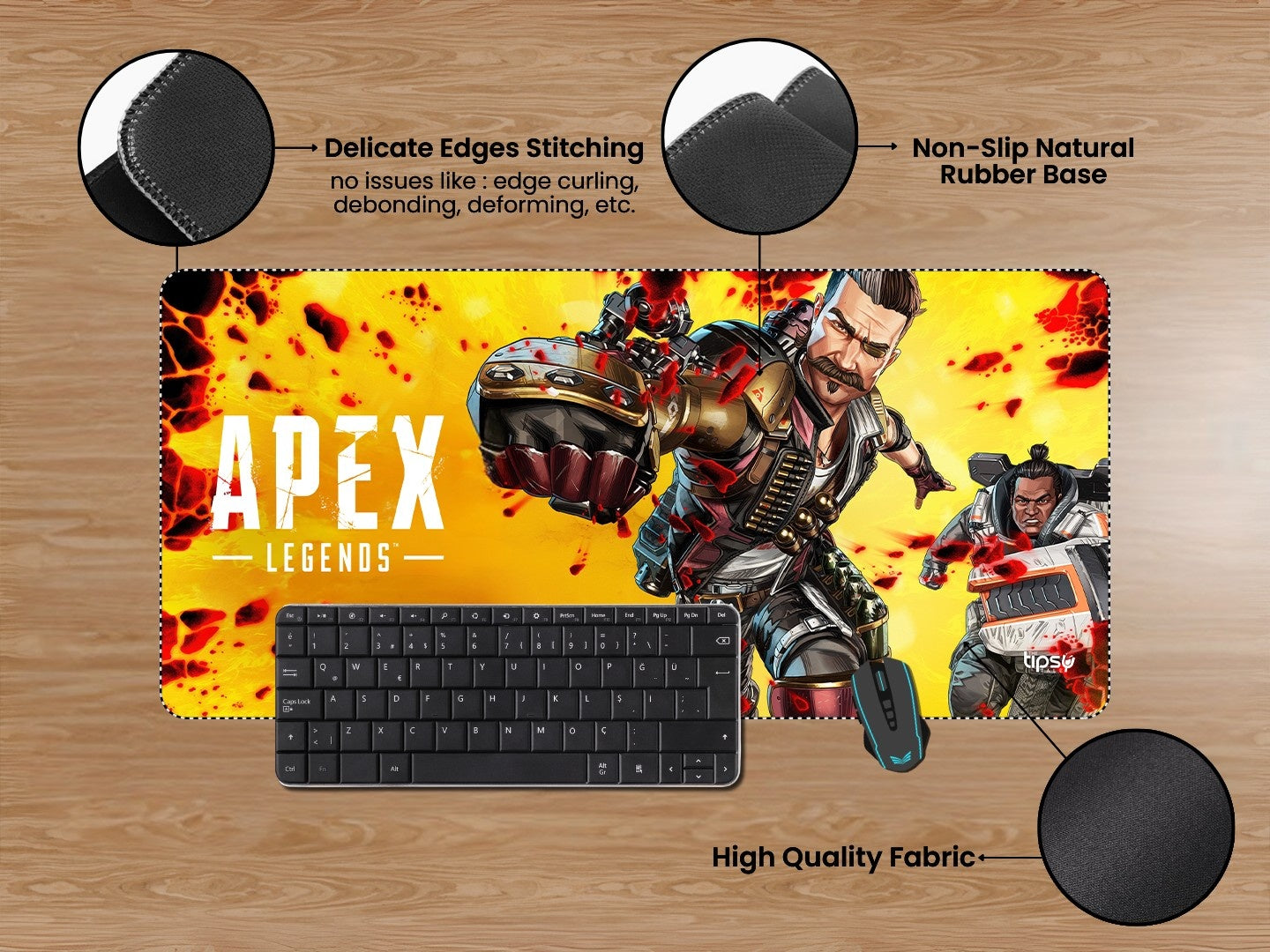 "APEX LEGENDS BREACH" Gaming Mousepad Elevate Your Gaming Experience