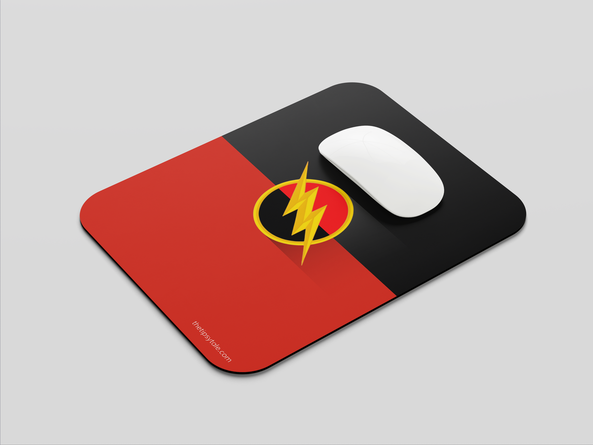 "FLASH - THE SYMBOL" Mousepad Enhance Your Workspace with Style