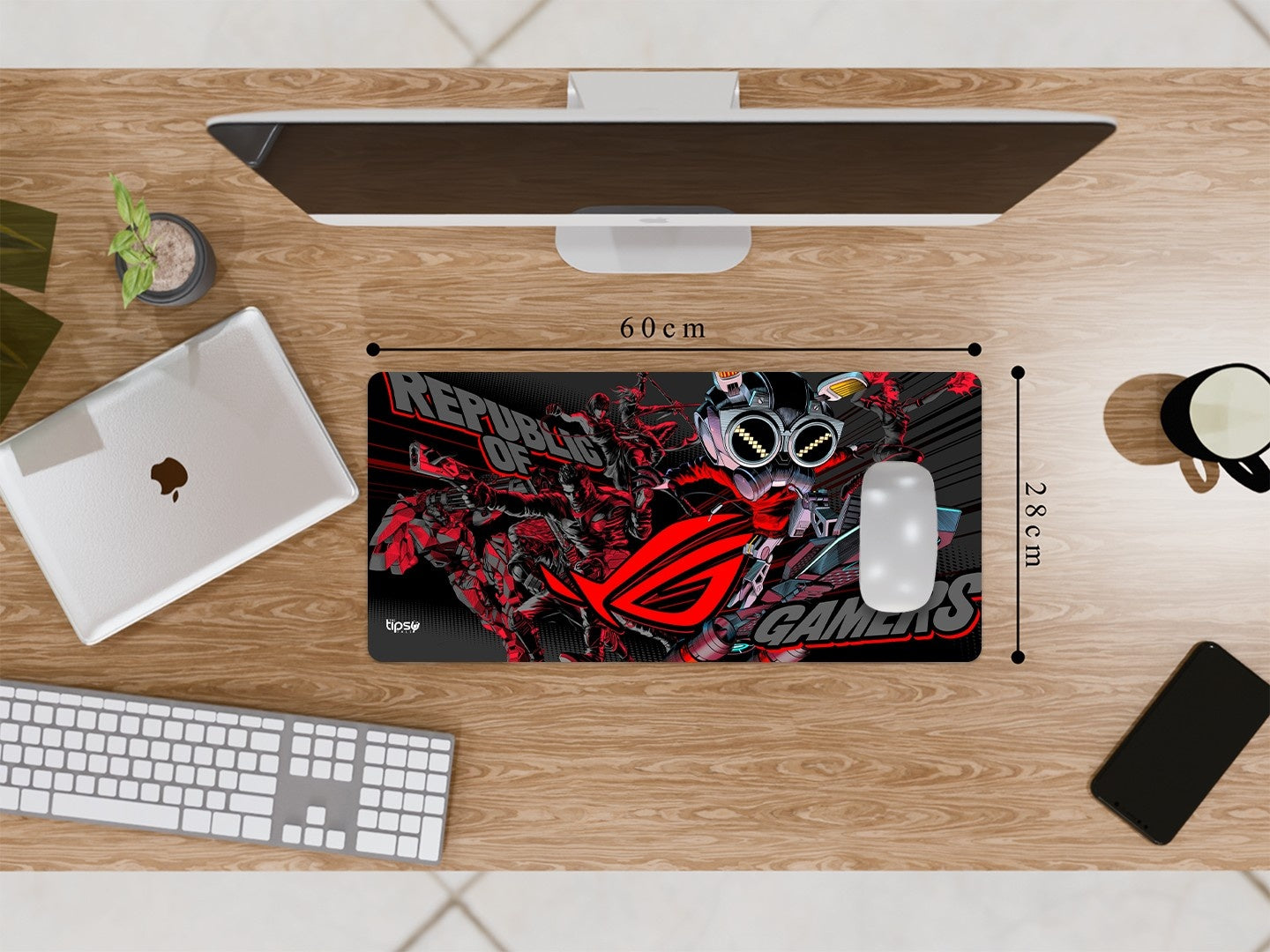 "ASUS ROG - REPUBLIC OF GAMERS" Gaming Mousepad Elevate Your Gaming Experience