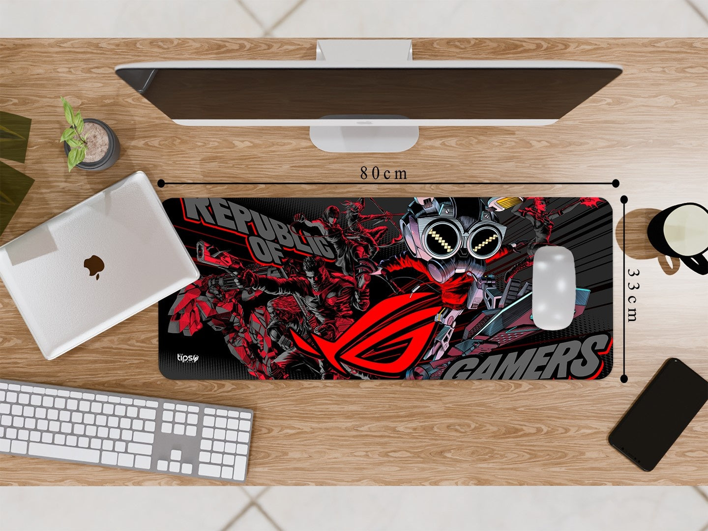 "ASUS ROG - REPUBLIC OF GAMERS" Gaming Mousepad Elevate Your Gaming Experience