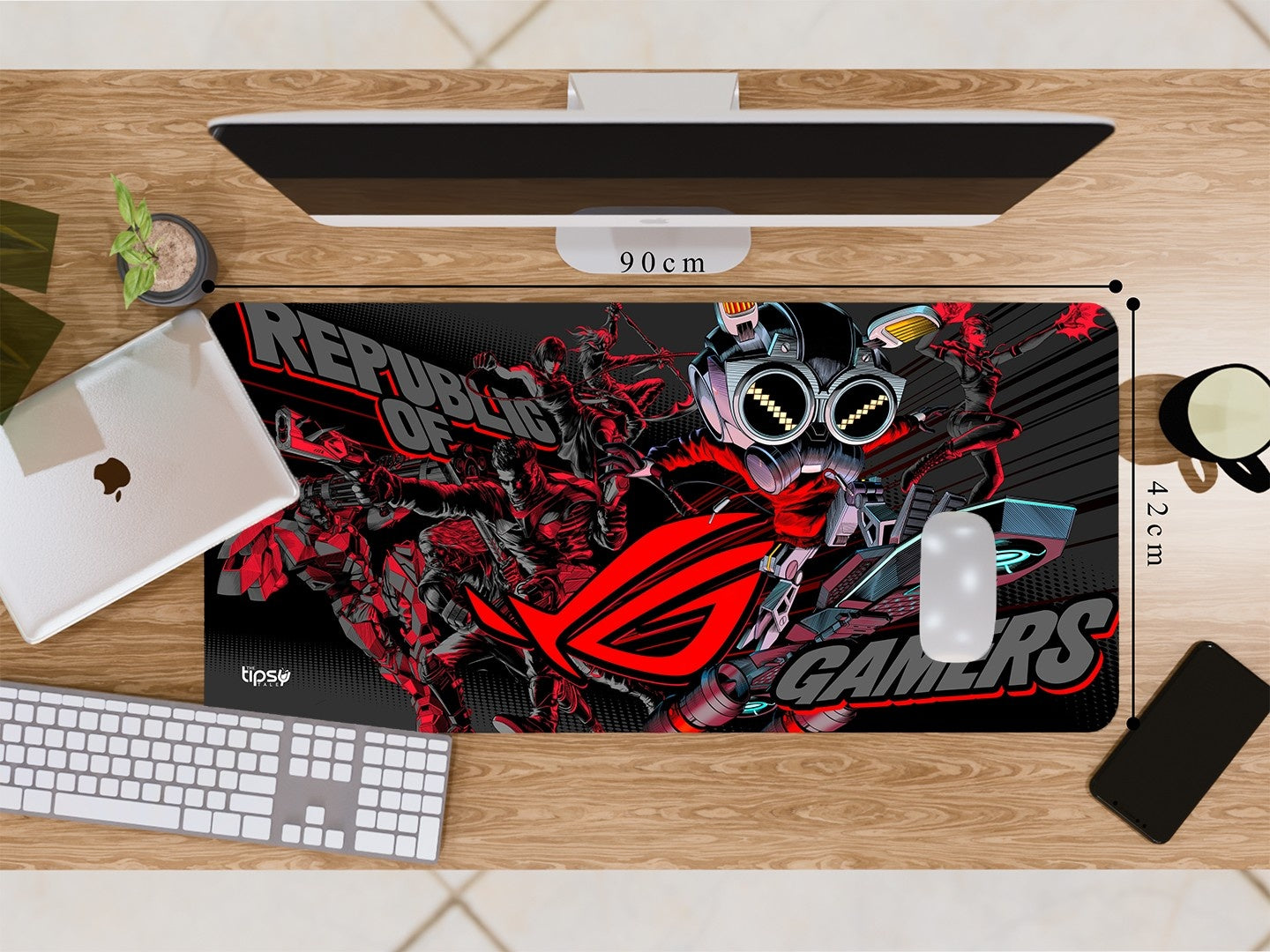 "ASUS ROG - REPUBLIC OF GAMERS" Gaming Mousepad Elevate Your Gaming Experience