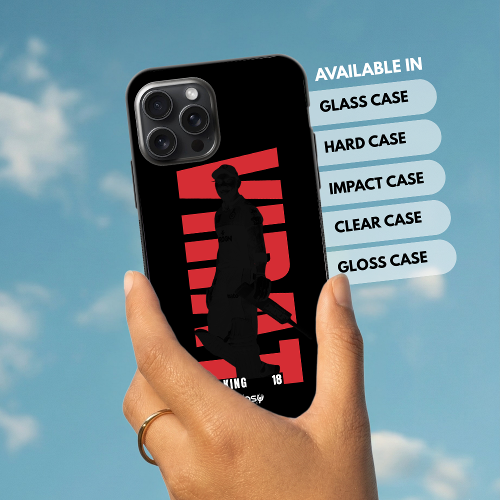 "CRICKET FANBASE: VIRAT KOHLI" -Mobile Covers Shock Resistant, Slim & Stylish Cases