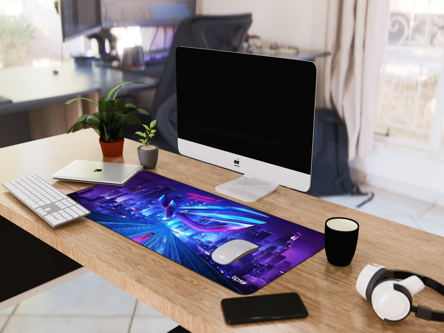 "ASUS ROG - DESIGNED FOR GAMERS" Gaming Mousepad Elevate Your Gaming Experience