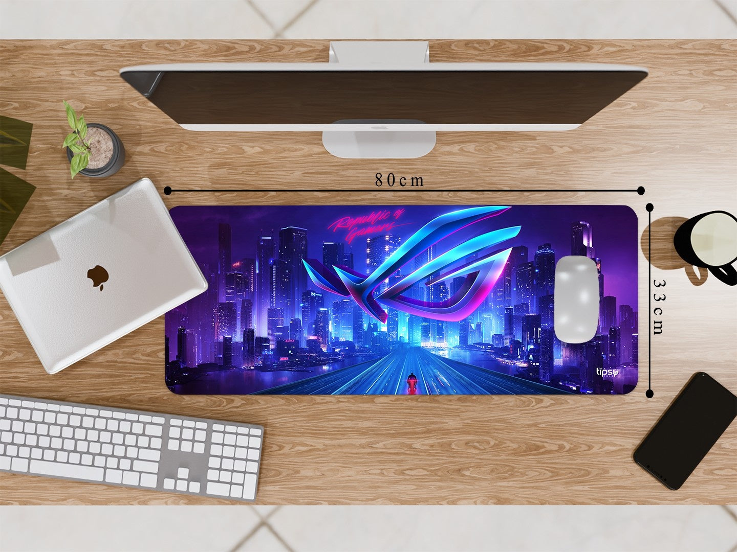 "ASUS ROG - DESIGNED FOR GAMERS" Gaming Mousepad Elevate Your Gaming Experience