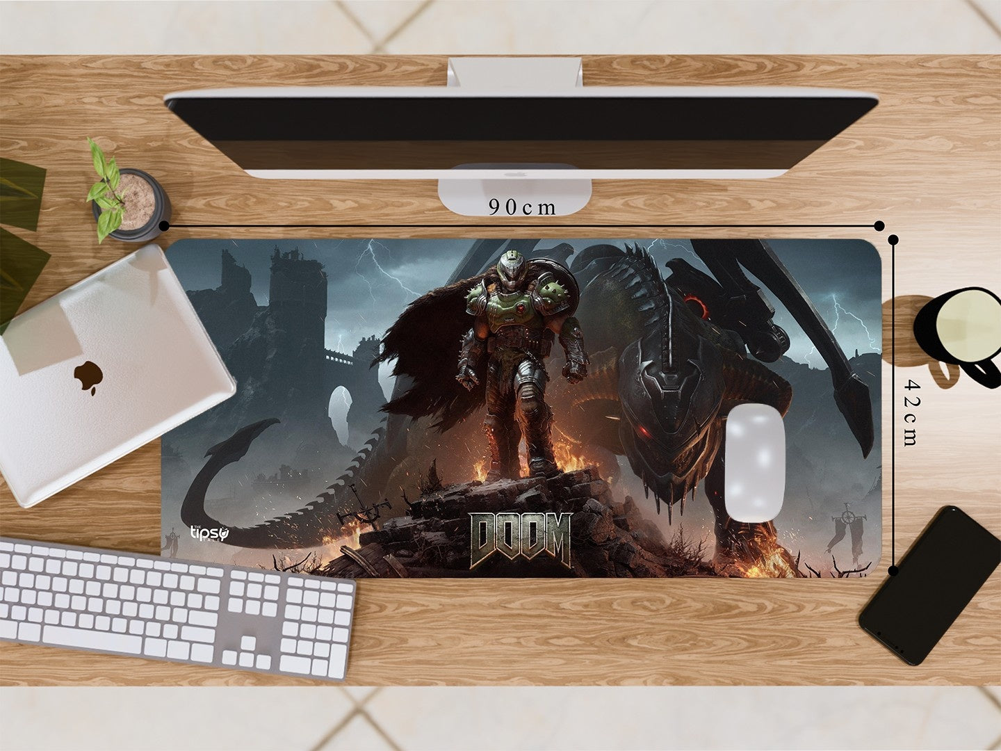 "DOOM - THE DARK DYNASTY" Gaming Mousepad Elevate Your Gaming Experience
