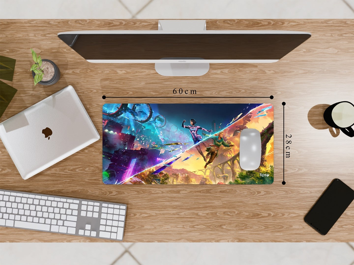"SPLIT FICTION KEY" Gaming Mousepad Elevate Your Gaming Experience