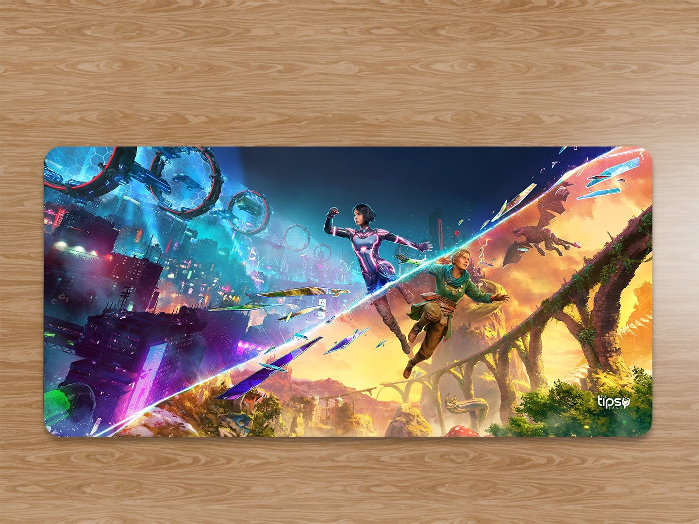 "SPLIT FICTION KEY" Gaming Mousepad Elevate Your Gaming Experience