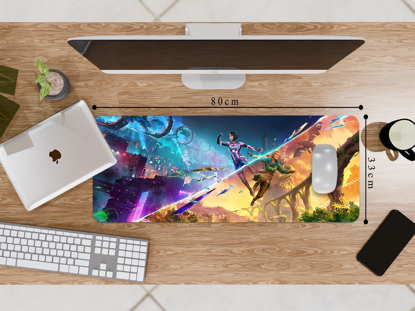 "SPLIT FICTION KEY" Gaming Mousepad Elevate Your Gaming Experience