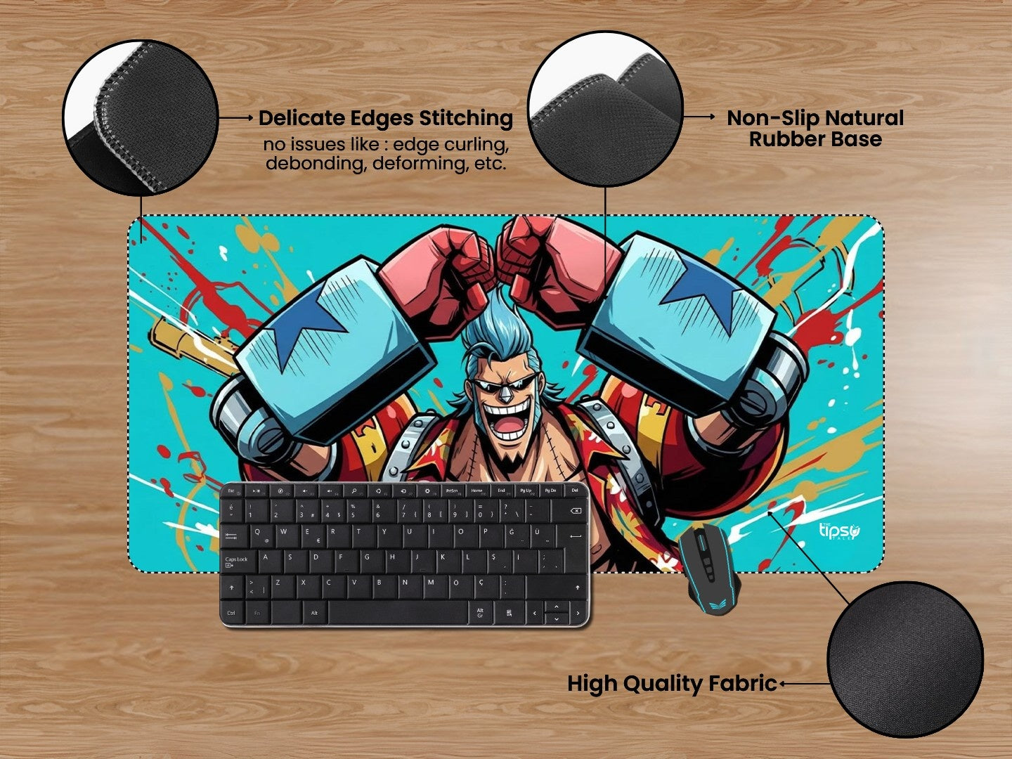 " FRANKY - ONE PIECE" Gaming Mousepad Elevate Your Gaming Experience