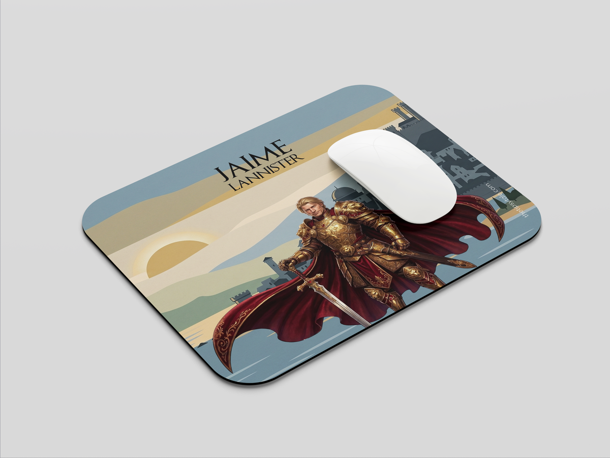 "JAIME LANNISTER - GOT" Mousepad Enhance Your Workspace with Style