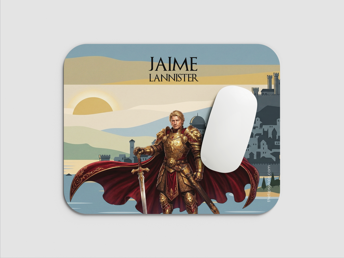 "JAIME LANNISTER - GOT" Mousepad Enhance Your Workspace with Style