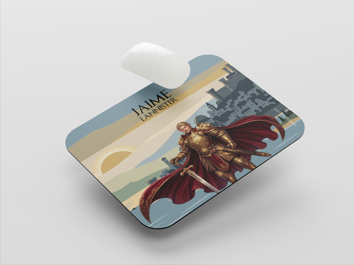 "JAIME LANNISTER - GOT" Mousepad Enhance Your Workspace with Style