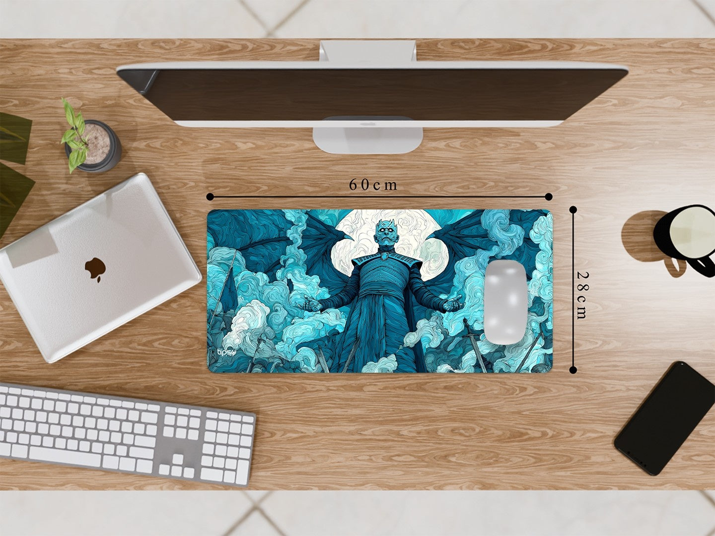 "THE NIGHT KING - GOT" Gaming Mousepad Elevate Your Gaming Experience