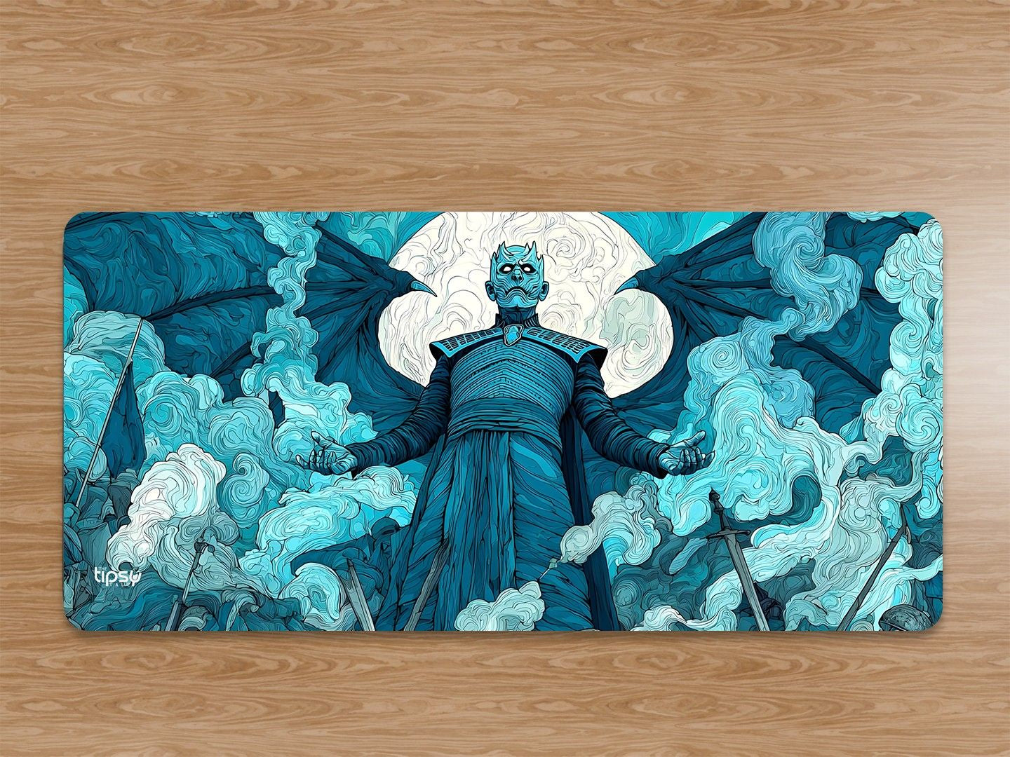 "THE NIGHT KING - GOT" Gaming Mousepad Elevate Your Gaming Experience