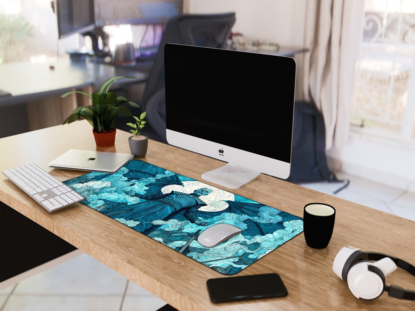 "THE NIGHT KING - GOT" Gaming Mousepad Elevate Your Gaming Experience