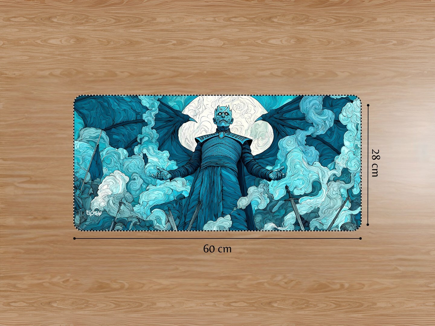 "THE NIGHT KING - GOT" Gaming Mousepad Elevate Your Gaming Experience
