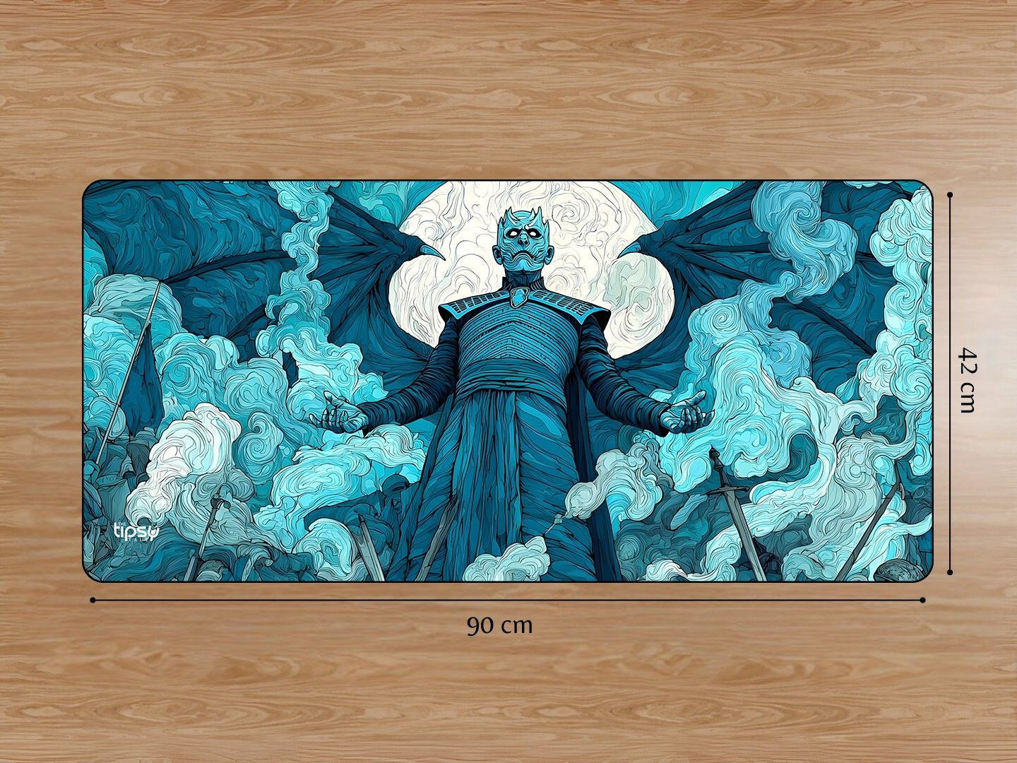 "THE NIGHT KING - GOT" Gaming Mousepad Elevate Your Gaming Experience