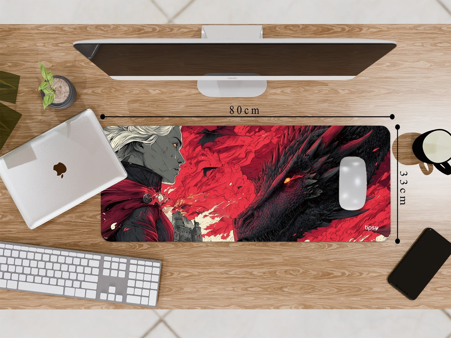 "GAME OF THRONES- DRAGON QUEEN" Gaming Mousepad Elevate Your Gaming Experience