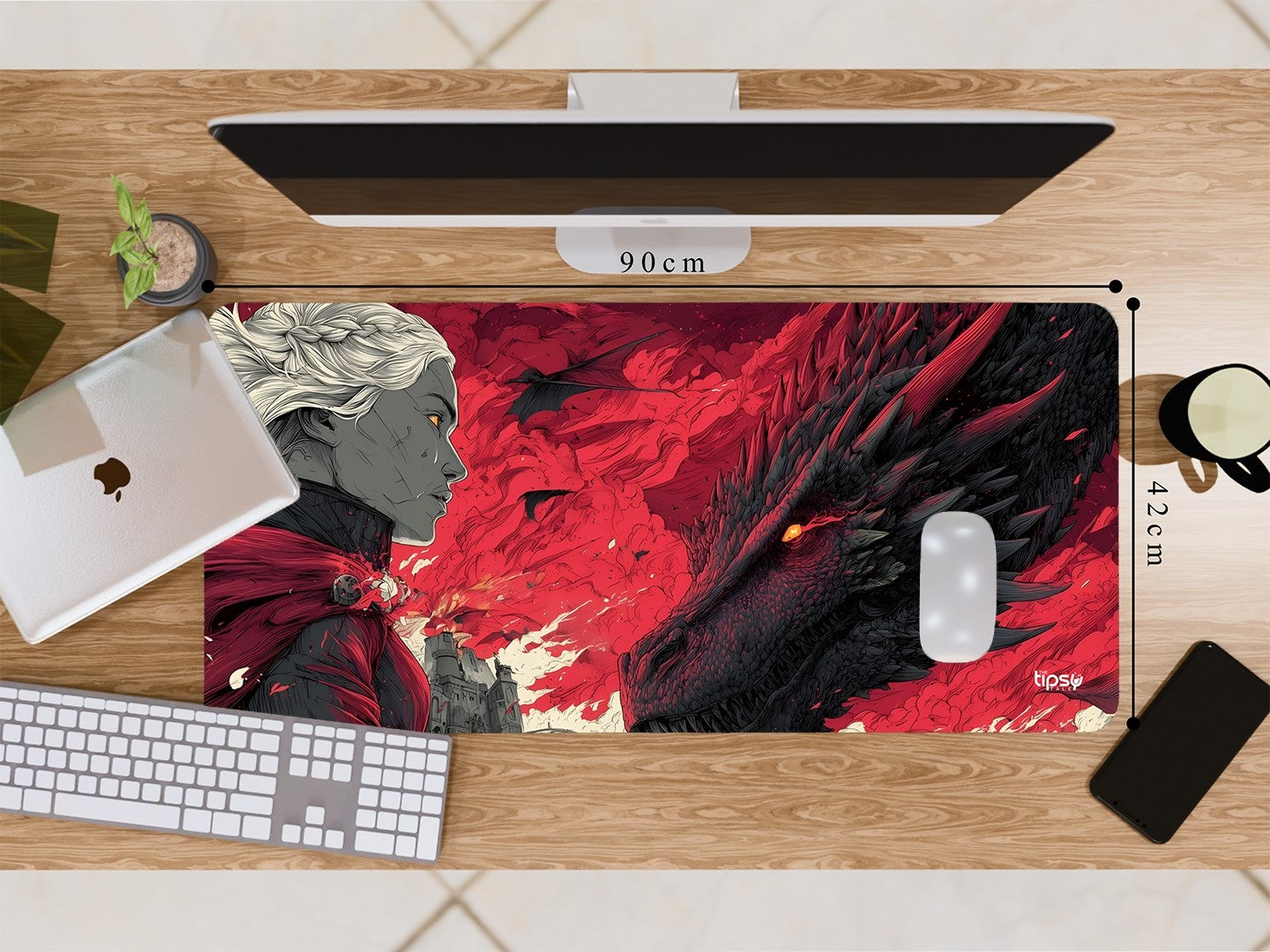 "GAME OF THRONES- DRAGON QUEEN" Gaming Mousepad Elevate Your Gaming Experience