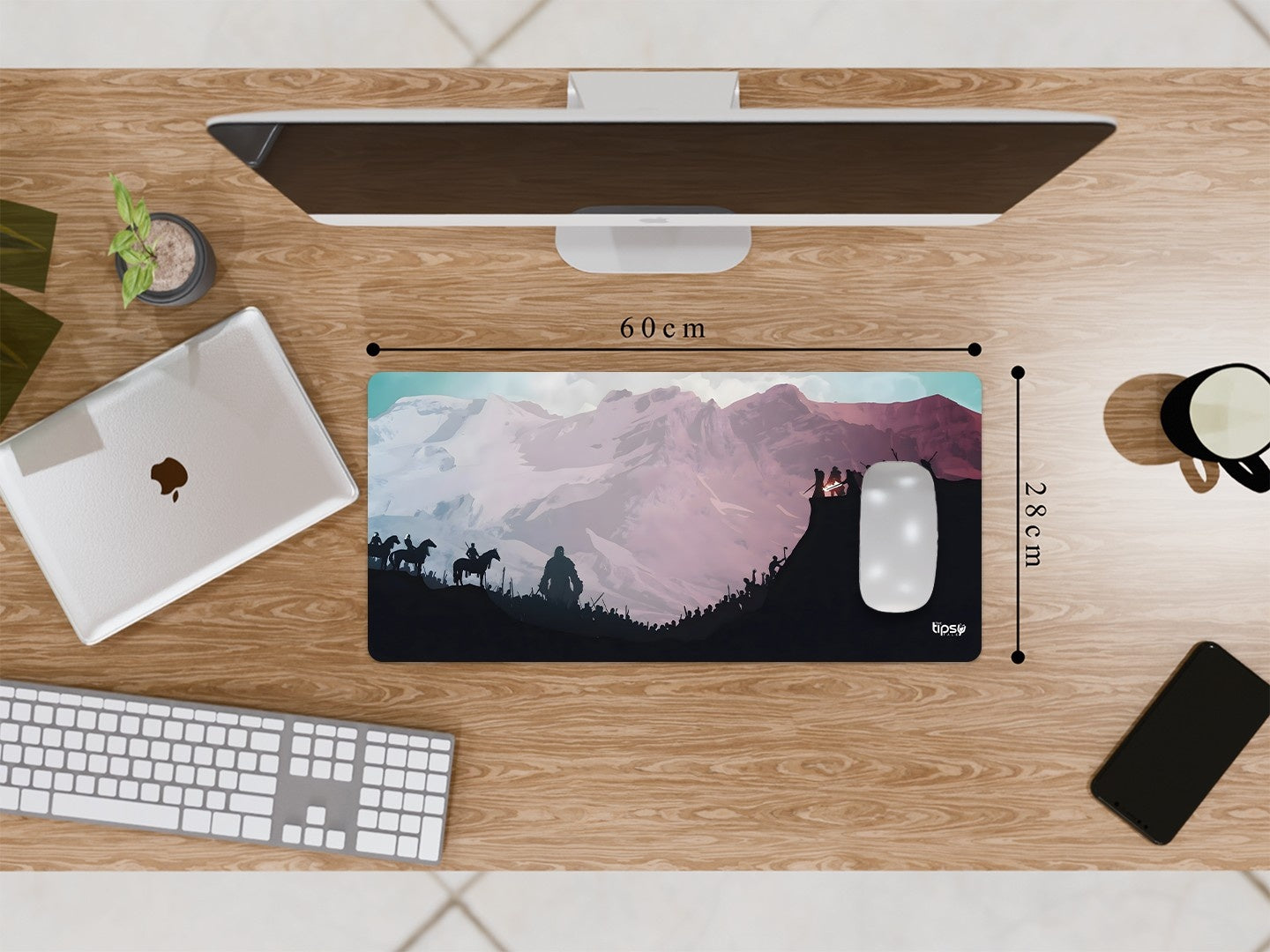 "THE NORTH REMEMBERS " Gaming Mousepad Elevate Your Gaming Experience