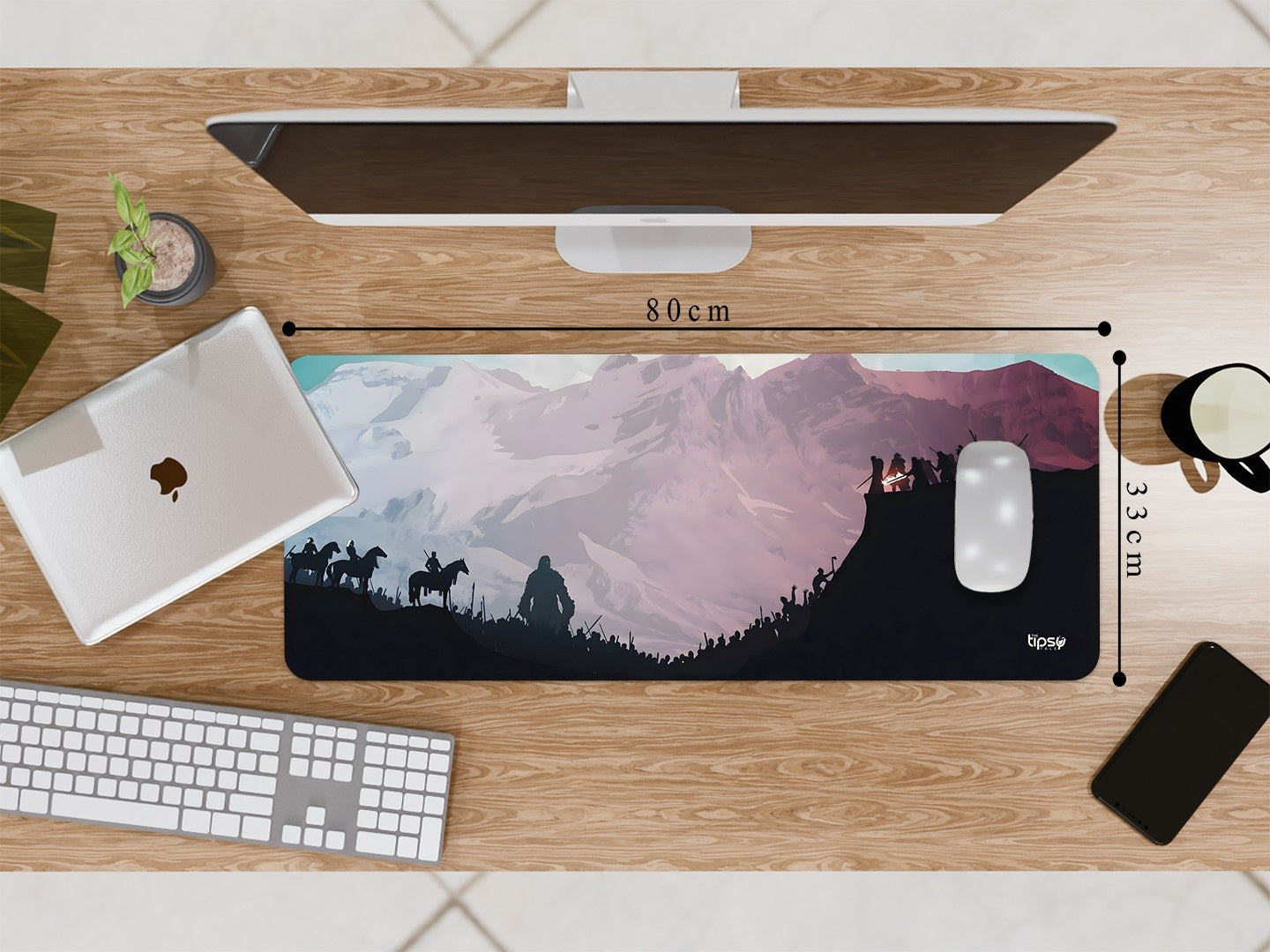 "THE NORTH REMEMBERS " Gaming Mousepad Elevate Your Gaming Experience