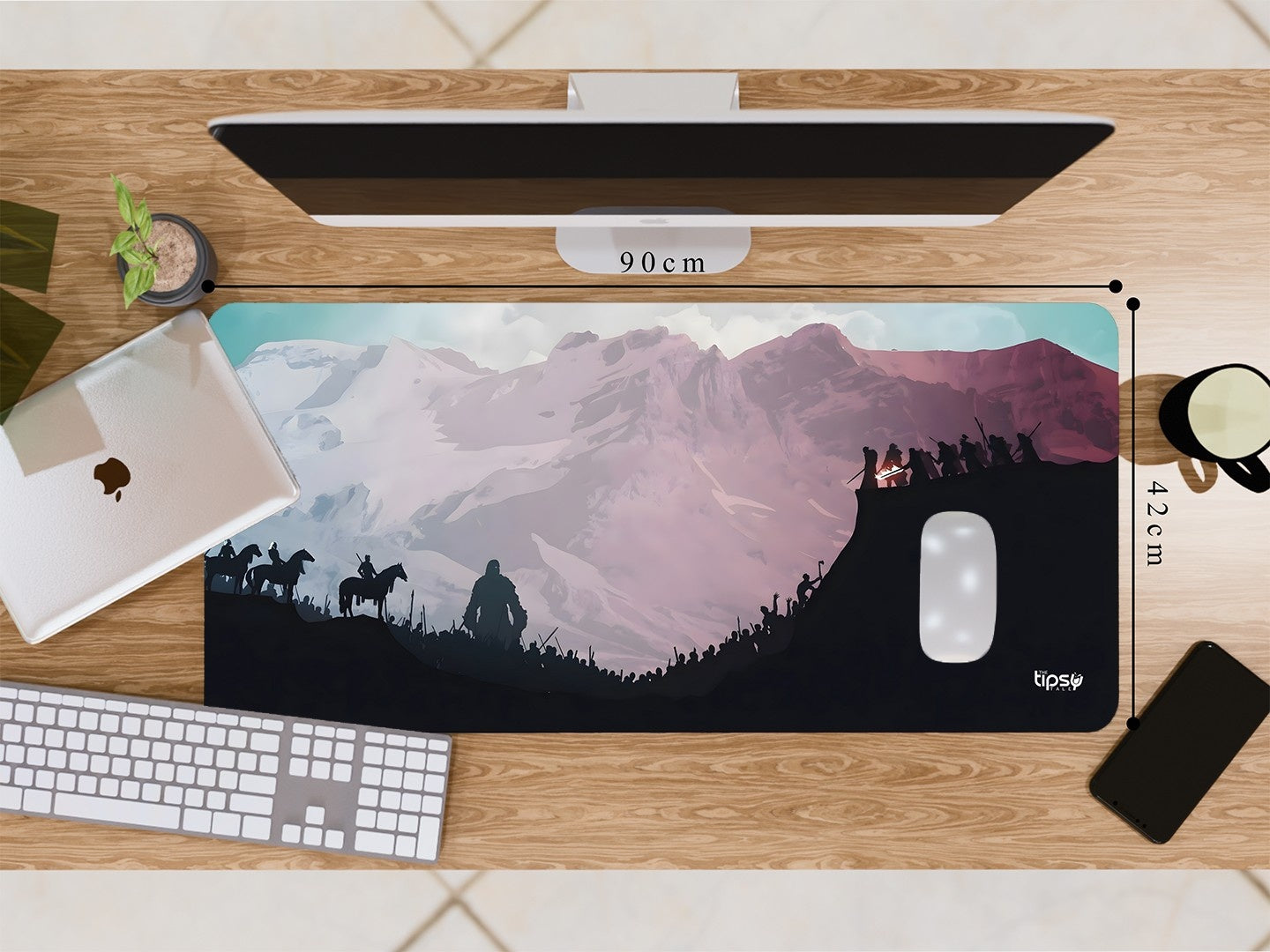 "THE NORTH REMEMBERS " Gaming Mousepad Elevate Your Gaming Experience