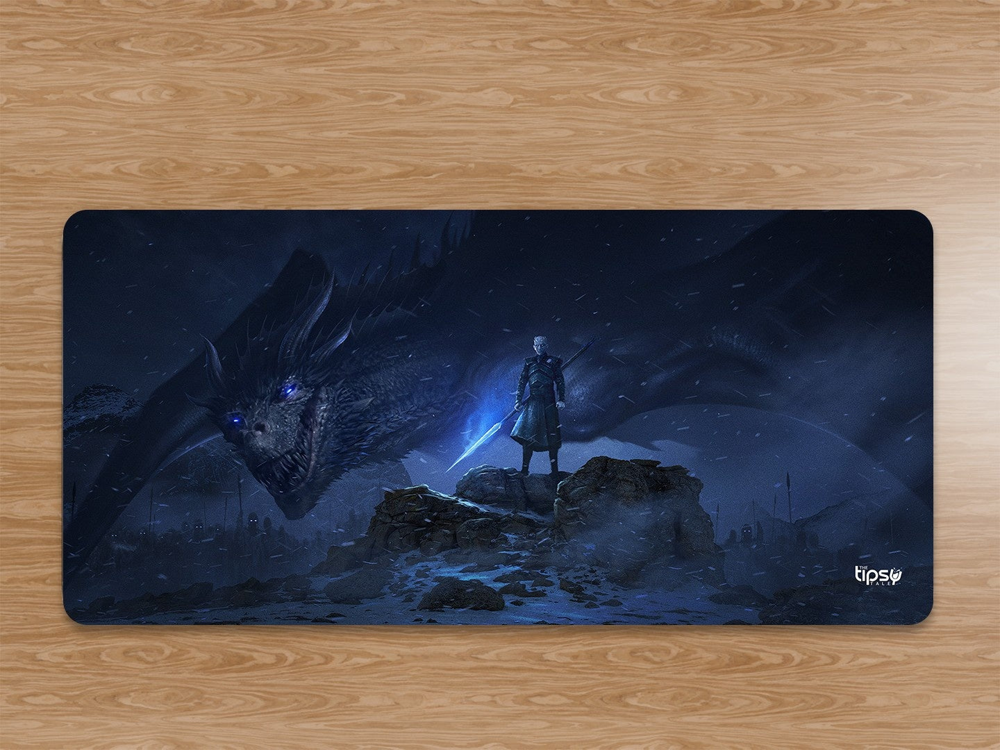 "NIGHT KING - THE KING IN THE NORTH" Gaming Mousepad Elevate Your Gaming Experience