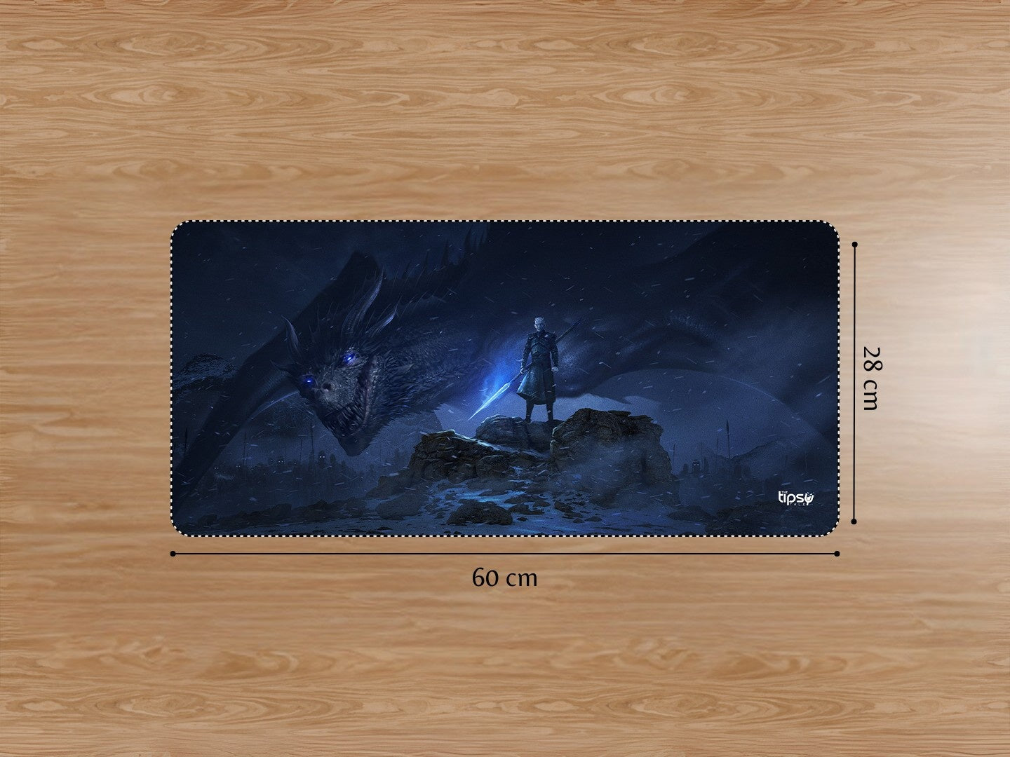 "NIGHT KING - THE KING IN THE NORTH" Gaming Mousepad Elevate Your Gaming Experience