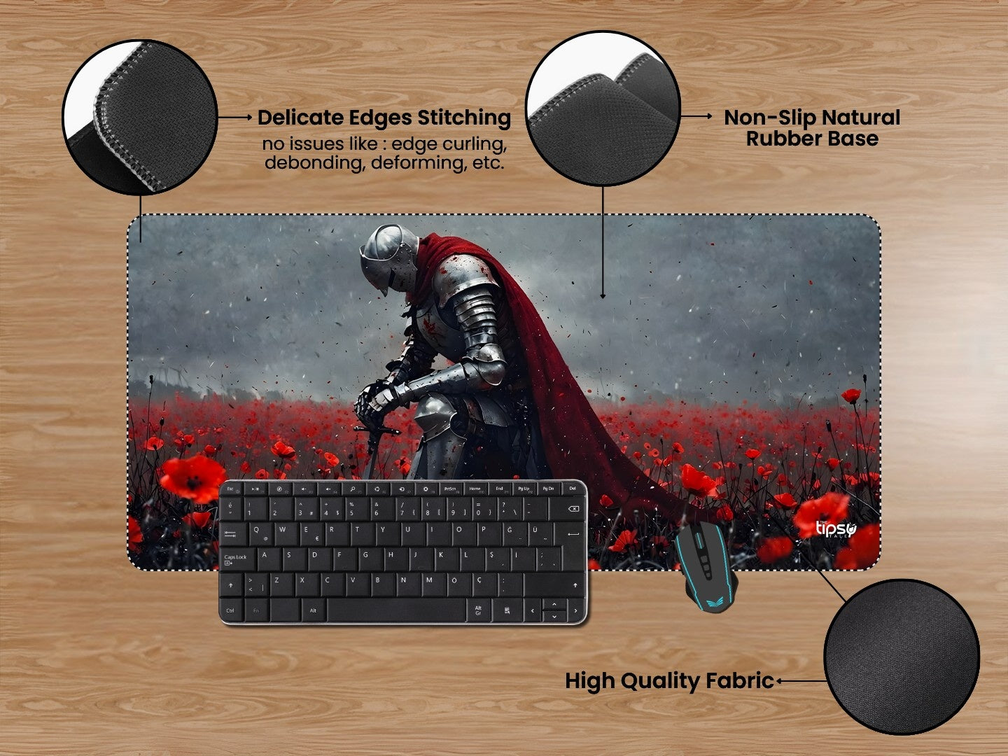 "A KNIGHT OF SEVEN KINGDOMS" Gaming Mousepad Elevate Your Gaming Experience