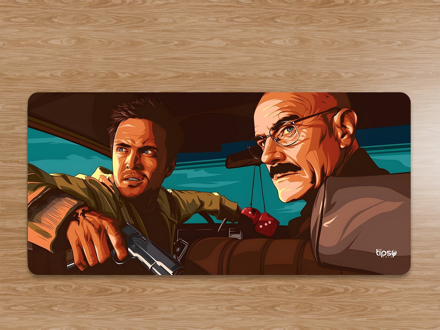 "BREAKING BAD - 9.9 RATING" Gaming Mousepad Elevate Your Gaming Experience